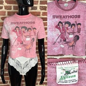 Vintage 70s Rare Welcome Back Kotter TV show SWEATHOGS T-shirt by Allison